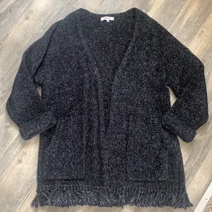 Madewell Memento Fringe Cardigan Sweater